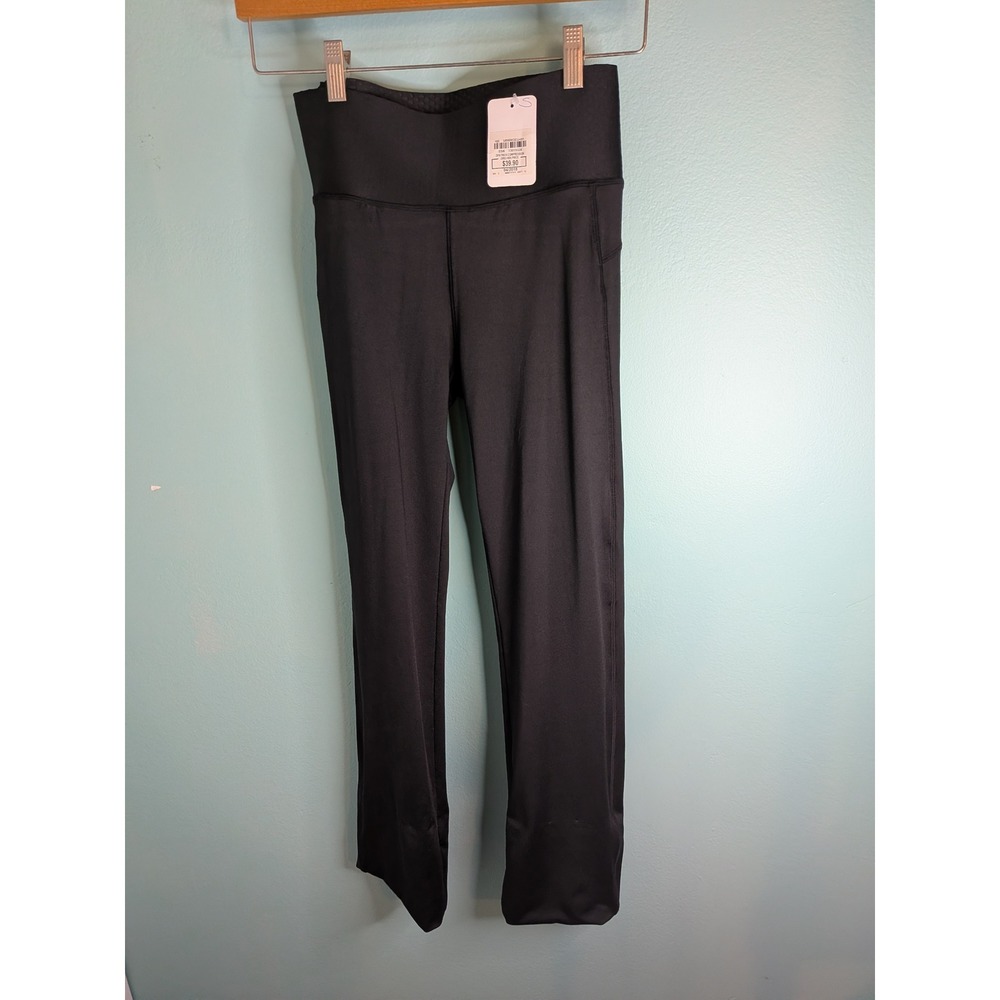 Warrior by Danica Patrick Black Compression Leggings High Waisted Size S‎ NEW